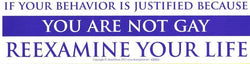 If your Behavior is Justified - Bumper Sticker | Bumper Stickers | Wiccan Center