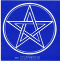 Pentagram - Bumper Sticker (3") | Bumper Stickers | Wiccan Center
