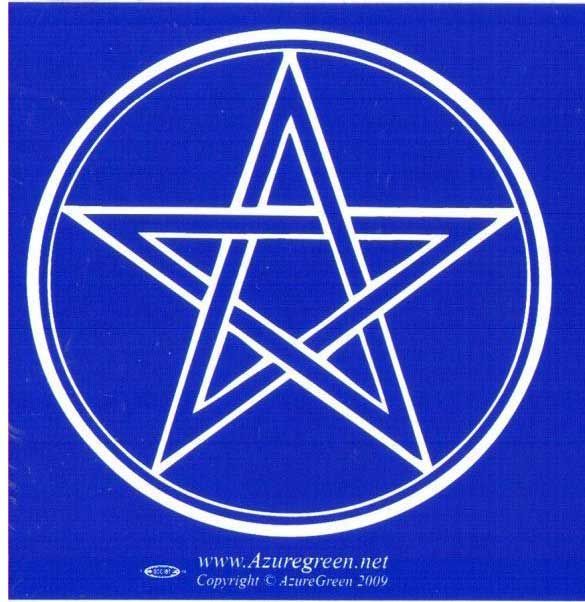 Pentagram - Bumper Sticker (3") | Bumper Stickers | Wiccan Center