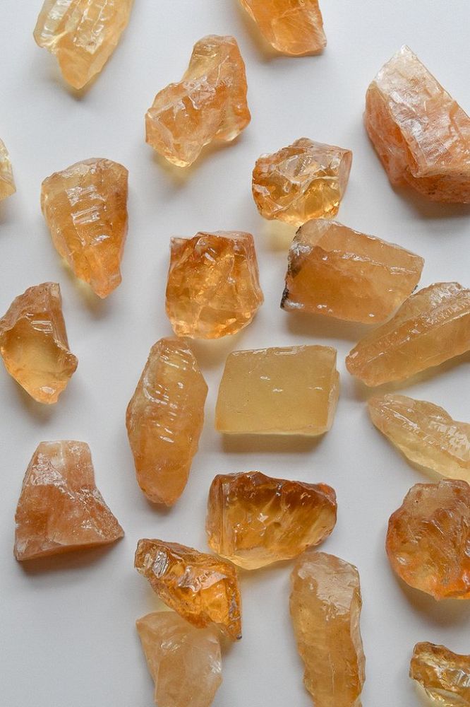 Calcite Honey Rough - Small | Rough Gemstone | Wiccan Center