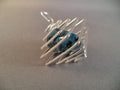 Square - Silver Spiral Cage | Jewelry | Wiccan Center
