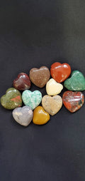 Gemstone Heart Bead - Assorted | Beads | Wiccan Center
