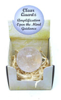 Clear Quartz - Sphere Gift Box | Sphere | Wiccan Center