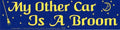 My Other Car is a Broom - Bumper Sticker | Bumper Stickers | Wiccan Center