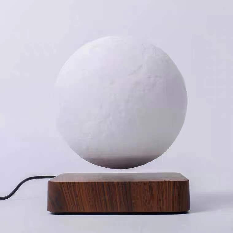 Magnetic Levitation Table Lamp Moon Light 3D Printing Planet Night Light | 0 | Wiccan Center
