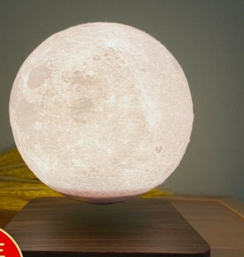 Magnetic Levitation Table Lamp Moon Light 3D Printing Planet Night Light | 0 | Wiccan Center