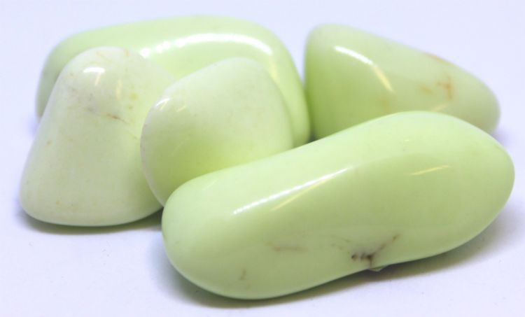 Citron Chrysoprase AA | Tumbled Gemstone | Wiccan Center