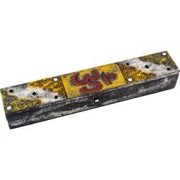 Red Om Wooden - Incense Burner Box (12") | Burner | Wiccan Center