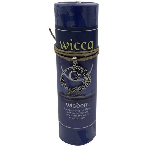 Wisdom Pillar w/pendant | Candle | Wiccan Center