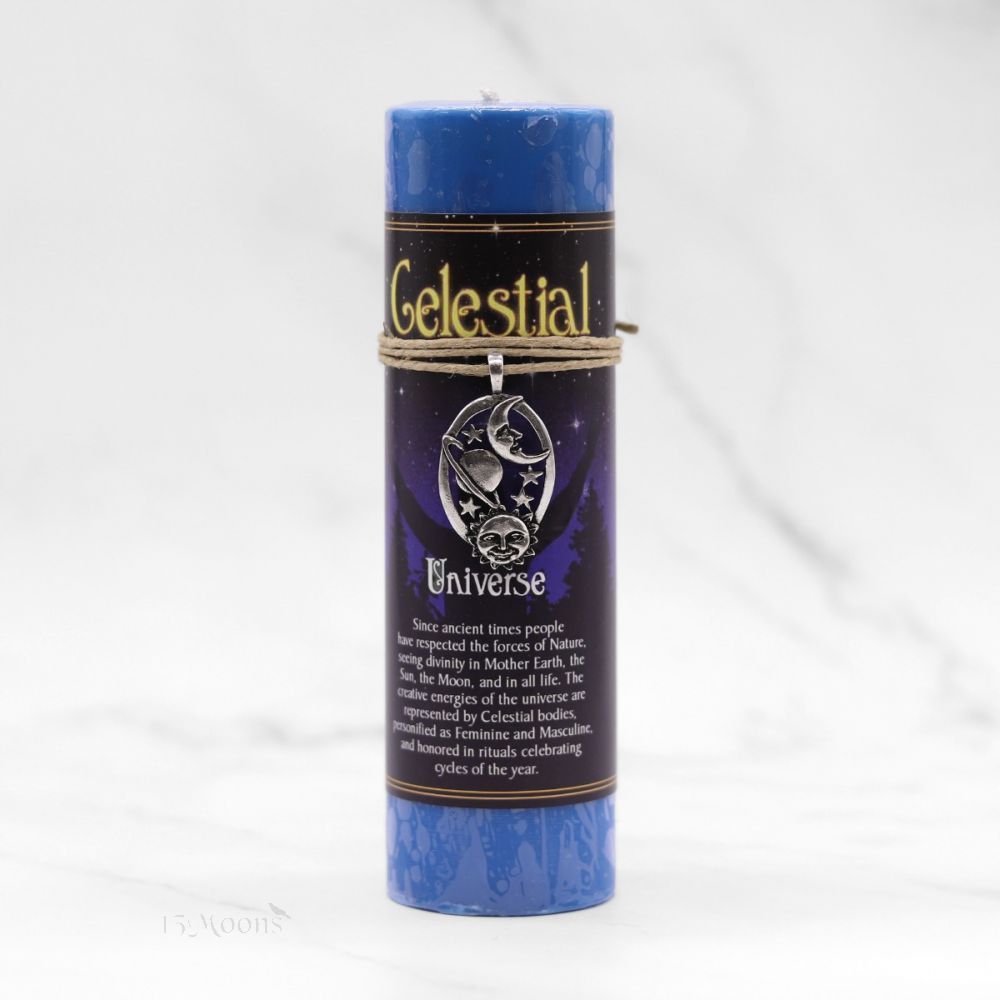 Universe Pillar w/pendant | Candle | Wiccan Center