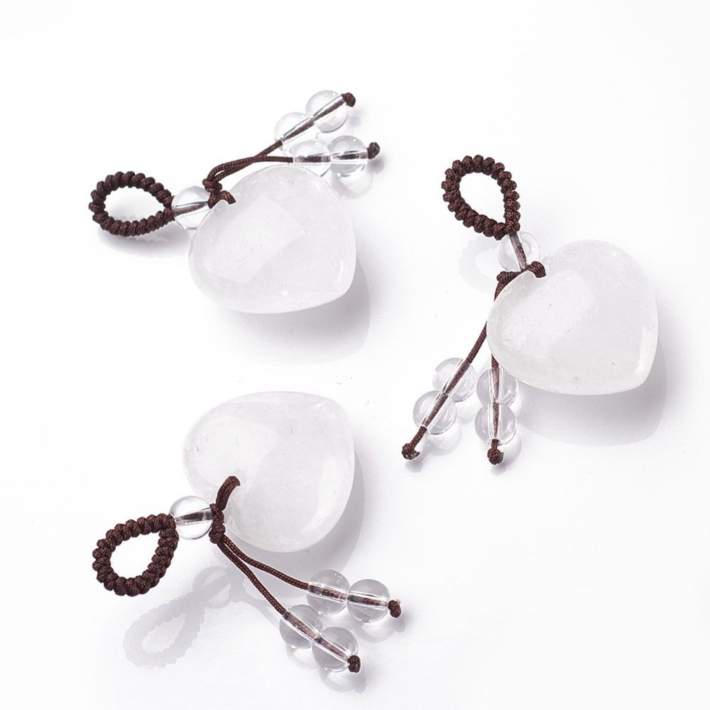 Clear Quartz Heart Hanging | WallHangings | Wiccan Center