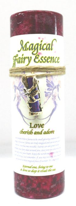 Love Pillar w fairy Dust | Candle | Wiccan Center