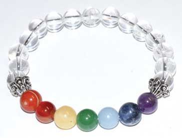 Clear Quartz Chakra - Bracelet | Jewelry-Bracelet | Wiccan Center