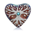Mini Raku Heart - Tree of Life | Hearts | Wiccan Center
