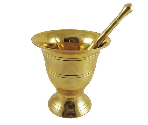 Brass Mortar&Pestle | Mortar & Pestle | Wiccan Center