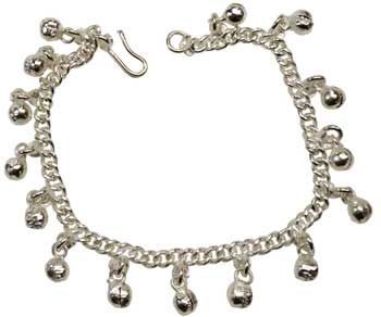 Silver Bell Anklet | Jewelry-Anklet | Wiccan Center