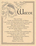 Water Invocation | Poster | Wiccan Center