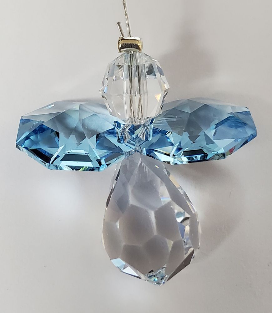 Crystal Guardian Angel - Aqua | Suncatchers | Wiccan Center