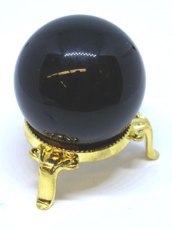 Black - Gazing Ball (50mm) | Sphere | Wiccan Center