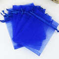 Blue - Organza Drawstring Bag (4x6") | Accessories - handbag | Wiccan Center