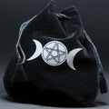 Triple Moon Pentagram Velvet Ba | Accessories | Wiccan Center