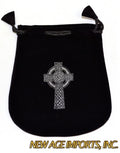 Celtic Cross Velveteen Bag | Accessories | Wiccan Center