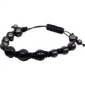 Adjustable Macrame Magnetic Hematite Bracelet | Jewelry-Bracelet | Wiccan Center
