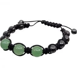 Adjustable Macrame Magnetic Hematite Bracelet | Jewelry-Bracelet | Wiccan Center