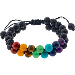 Adjustable Double Chakra Bracelet | Jewelry-Bracelet | Wiccan Center
