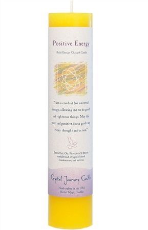 Positive Energy - Reiki Pillar | Candle | Wiccan Center