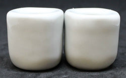 White Ceramic Chime Holder | Candle Holder | Wiccan Center