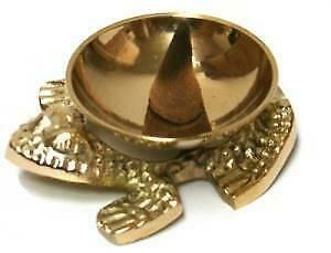 Brass Burner - Frog (3") | Burner | Wiccan Center