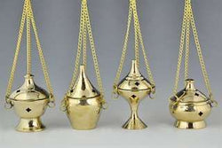 Brass Burner - Hanging (3.75") | Burner | Wiccan Center