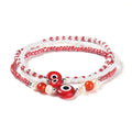 Red Evil Eye Bracelet Set of 3 | Jewelry-Bracelet | Wiccan Center