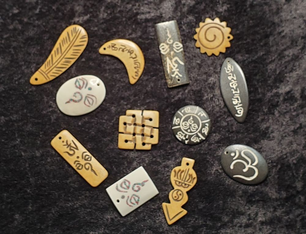 Tibetan Bone Charm | charms | Wiccan Center