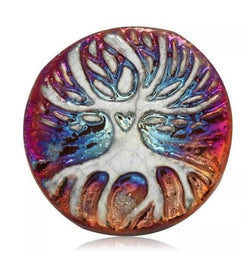 Raku Magnet - Tree of Life | Magnets | Wiccan Center
