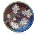Raku Incense Burner - Oak & Acorns (4.5"D) | Burner | Wiccan Center