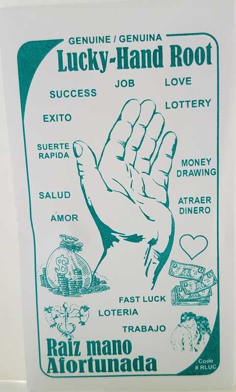 Lucky Hand Root | Herbs | Wiccan Center