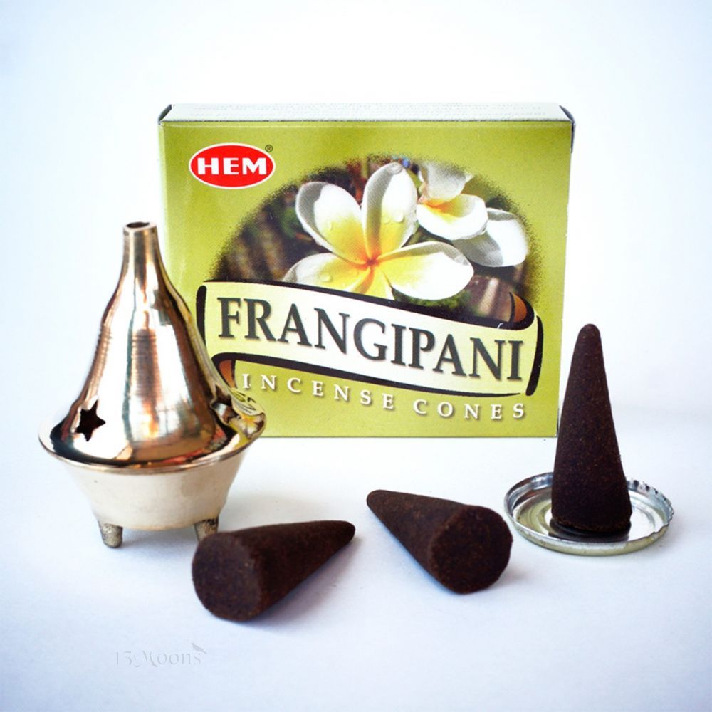 Frangipani HEM Cone | Incense | Wiccan Center