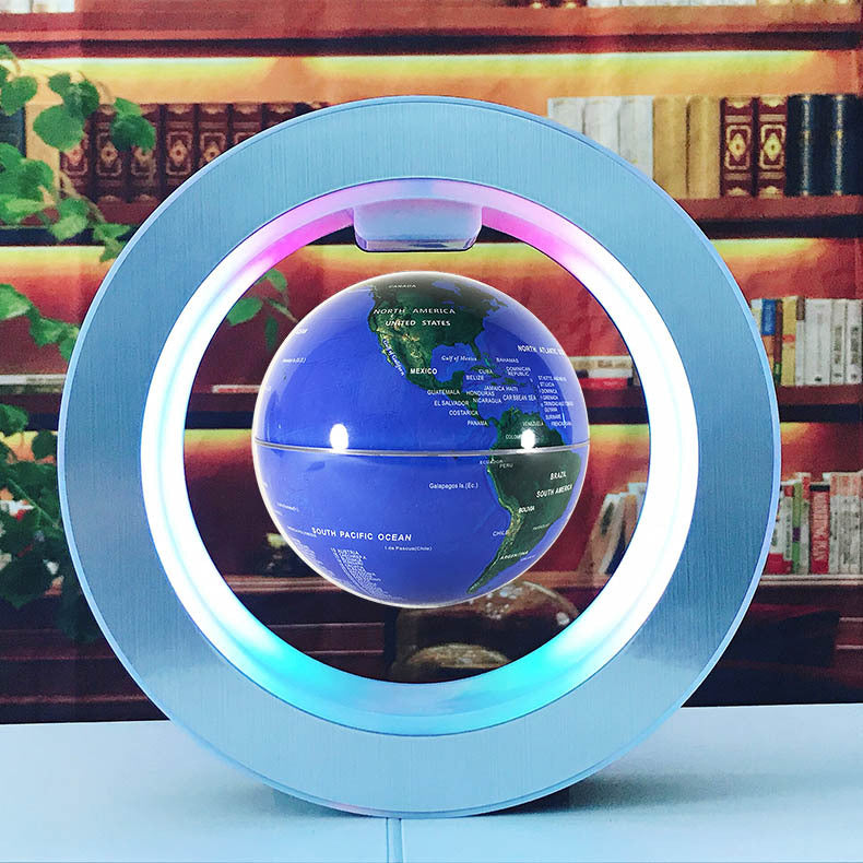 Round LED World Map Floating Globe Magnetic Levitation Light Anti Gravity Magic | 0 | Wiccan Center