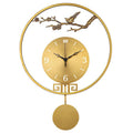 Chinese Large Decorative Wall Clock for Living Area