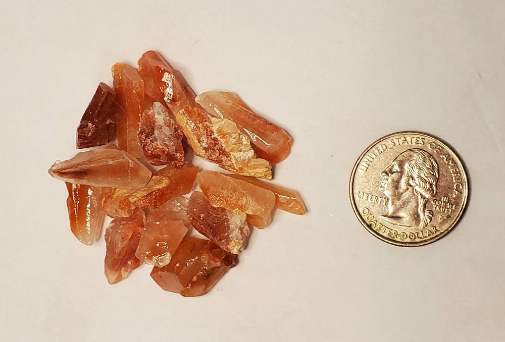 Calcite Red Rough - Chips (2oz) | Chips | Wiccan Center