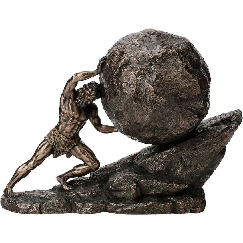 Sisyphus & the Eternal Boulder (8.5")
