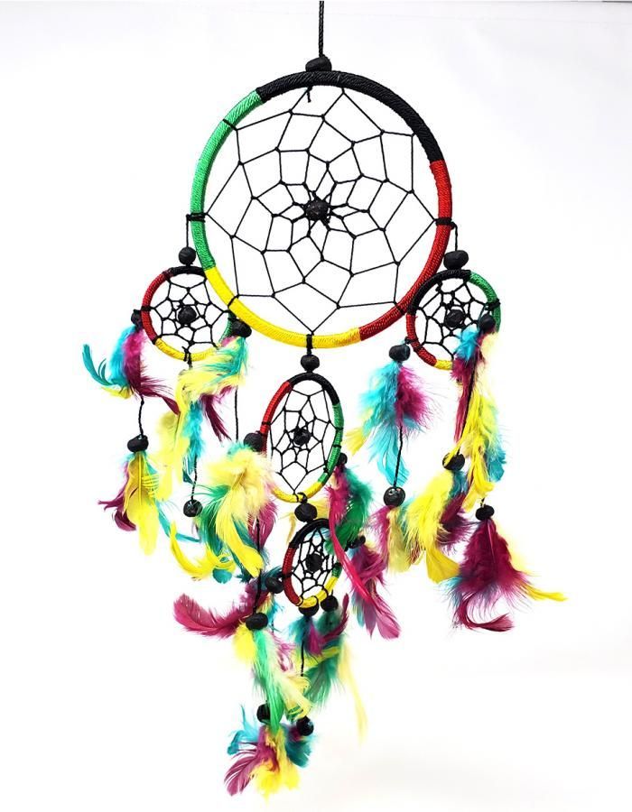5 Rings Rasta - Dreamcatcher | Dream Catchers | Wiccan Center