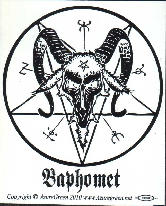 Baphomet - Bumper Sticker | Bumper Stickers | Wiccan Center