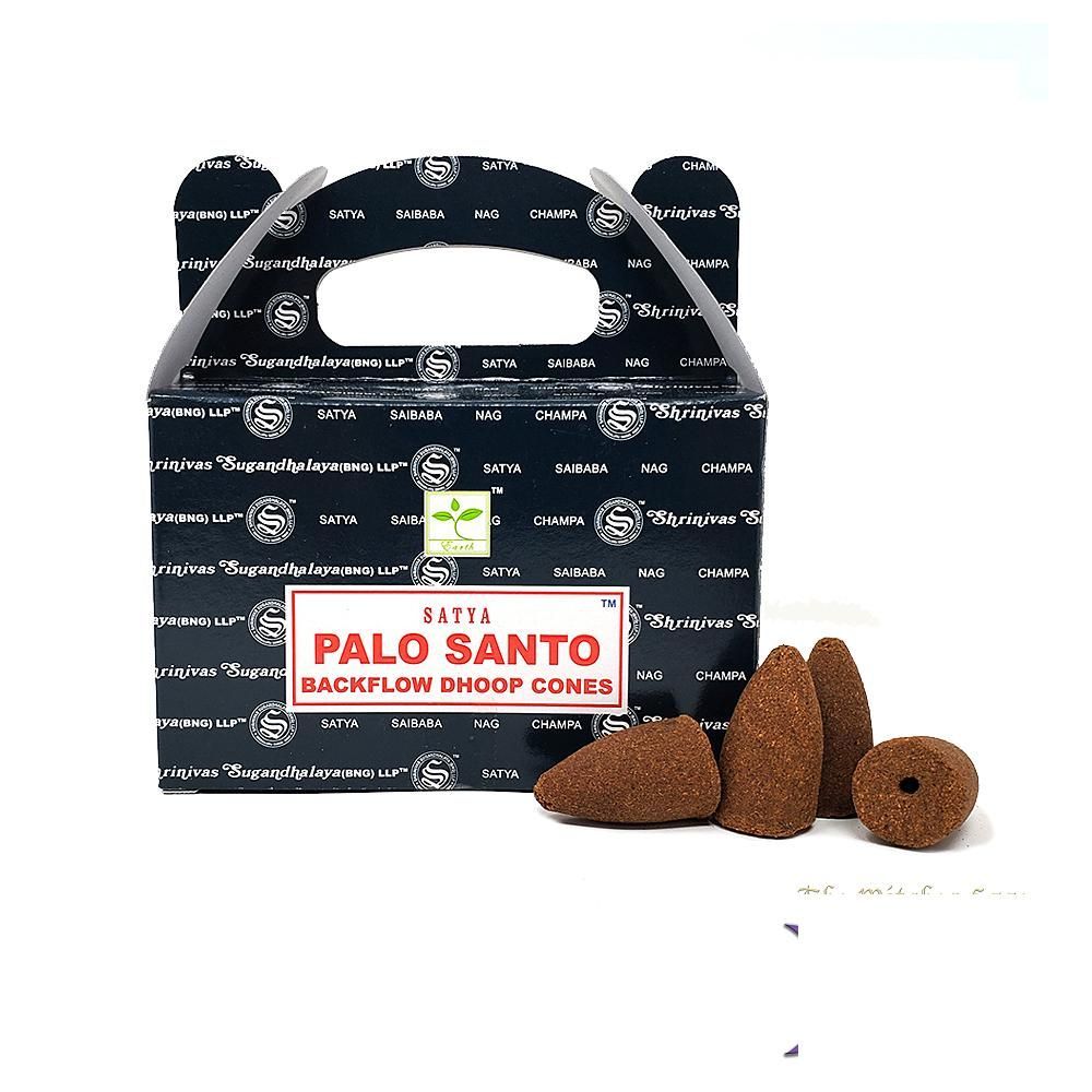 Palo Santo - Satya Backflow Cones | Incense | Wiccan Center