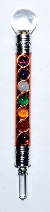 Copper 7 Chakra Healing Wand | Wands | Wiccan Center