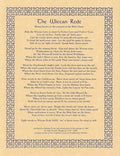 Wiccan Rede (long poem) Poster | Poster | Wiccan Center