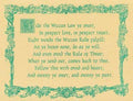Wiccan Rede (law) Poster | Poster | Wiccan Center
