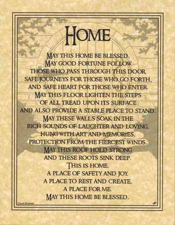 Home Blessing Poster | Poster | Wiccan Center